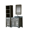 WN7436-S WITH MIRROR WN7424-M AND SIDE CABINET WN7424-MED