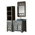 WN7436-S WITH MIRROR WN7431-M AND SIDE CABINET WN7424-MED
