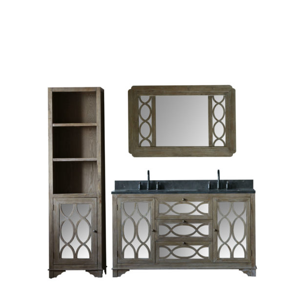 WN7460 WITH MIRROR WN7431-M AND SIDE CABINET WN7424-MED
