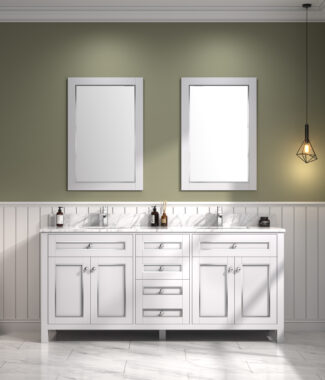 WV2272-W-WITH WV2224-W-M MIRROR